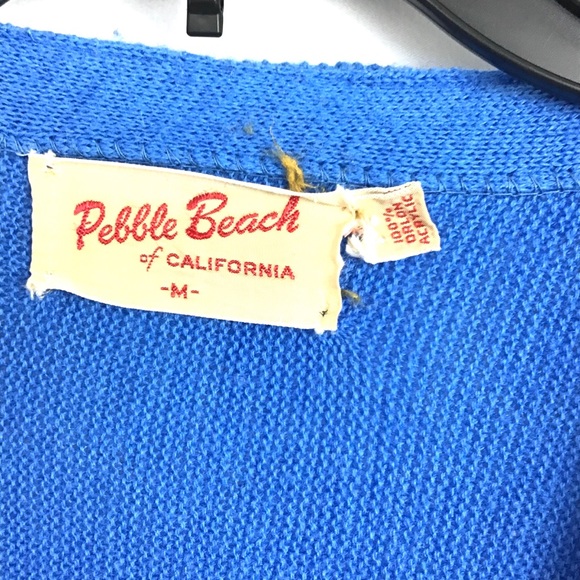 ✔️ Vintage Pebble Beach of California Cardigan - Picture 3 of 7